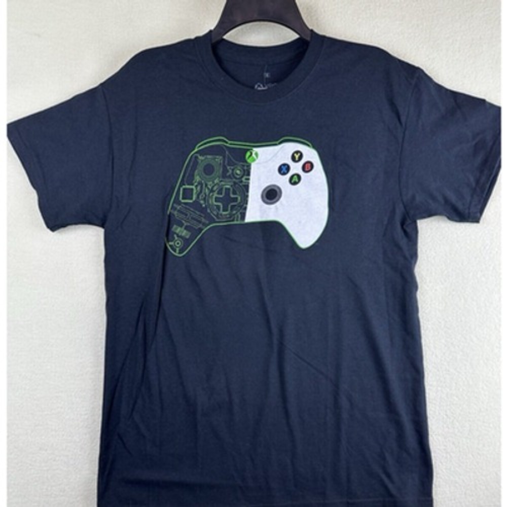 XBox T-Shirt Controller X-Ray Black Color Short Sleeve Adult Medium